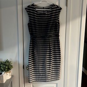 Form fitting striped dress